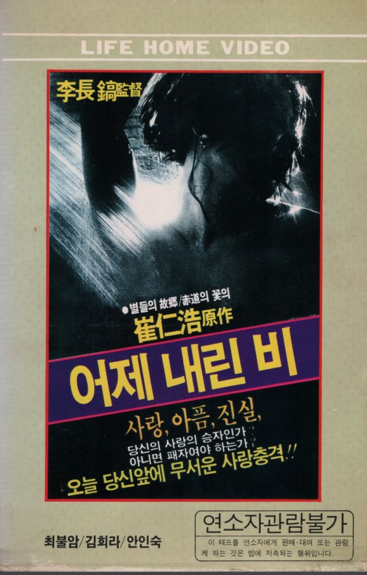 어제 내린 비